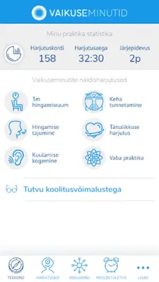 Vaikuseminutid android App screenshot 2